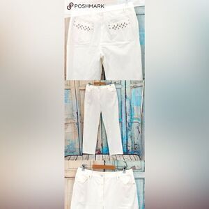 St. John Sport White Jeans